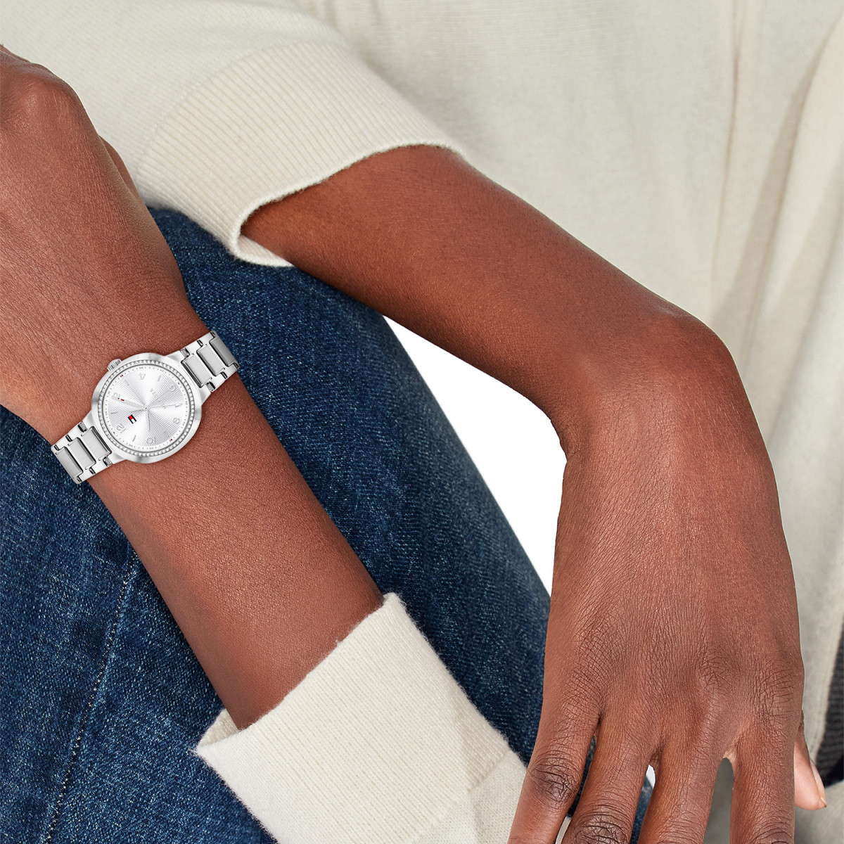 Tommy Hilfiger Savannah TH1782899 dameshorloge van staal met zilverkleurige wijzerplaat - Ø 32 mm