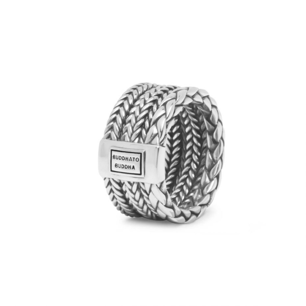Buddha to Buddha 615 Triple Mini Ring Silver