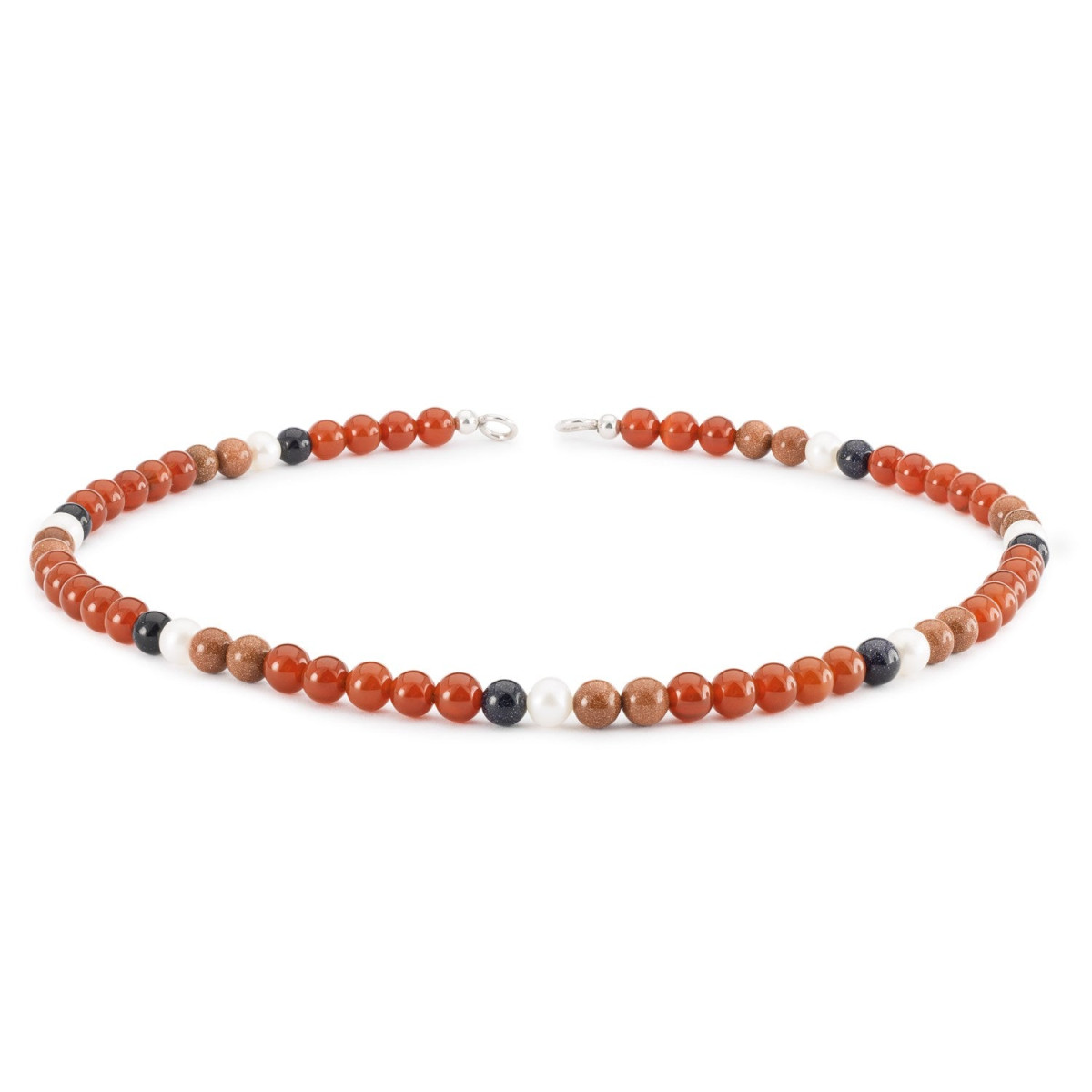 Trollbeads Dromen van Vitaliteit edelstenen ketting 