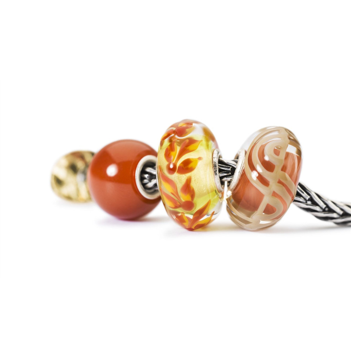 Trollbeads TSTBE-00023 Rode onyx bedel