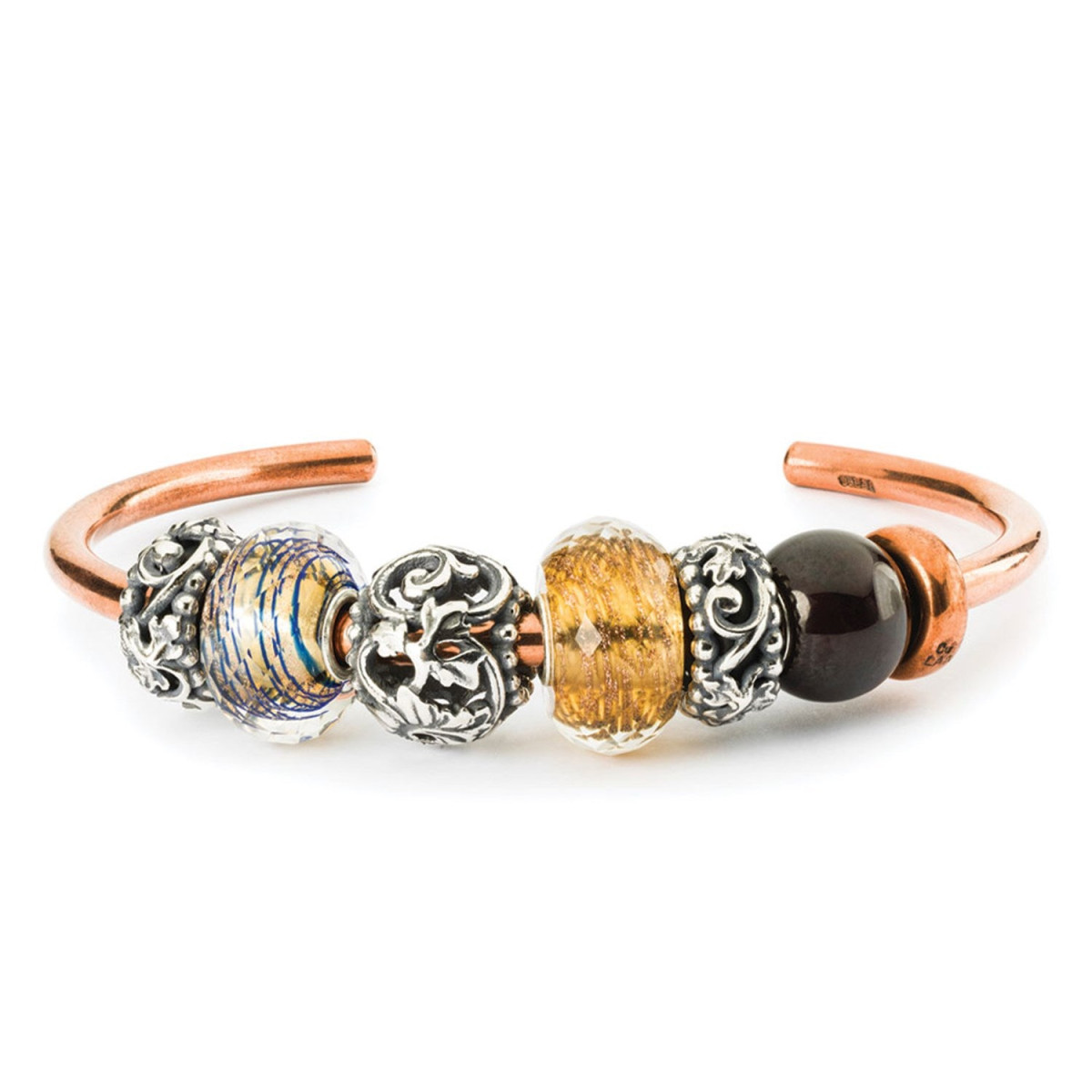 Trollbeads TSTBE-00024 Zwarte ronde onyx bedel