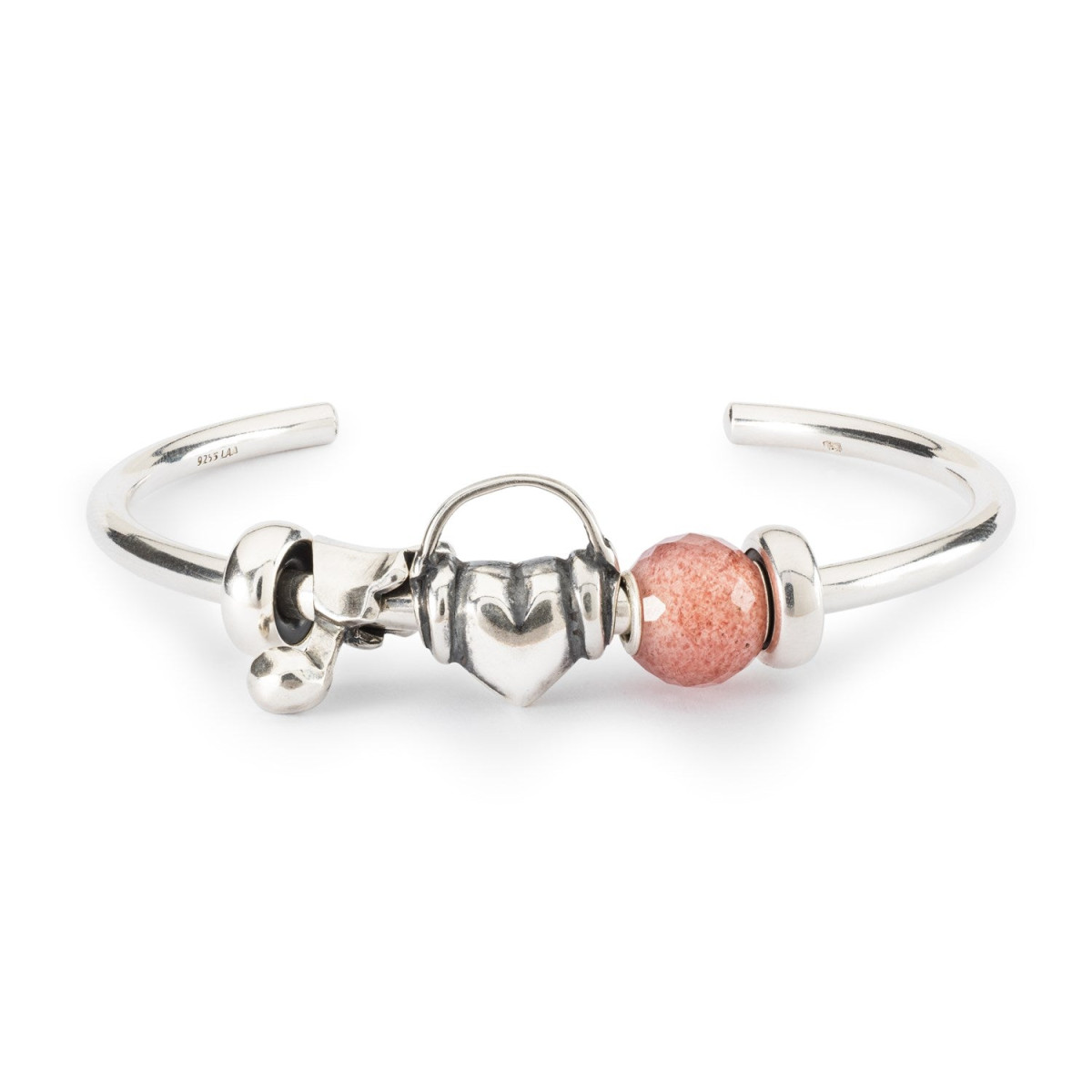 Trollbeads TSTBE-00033 Gefacetteerde ronde aardbeienkwarts bedel