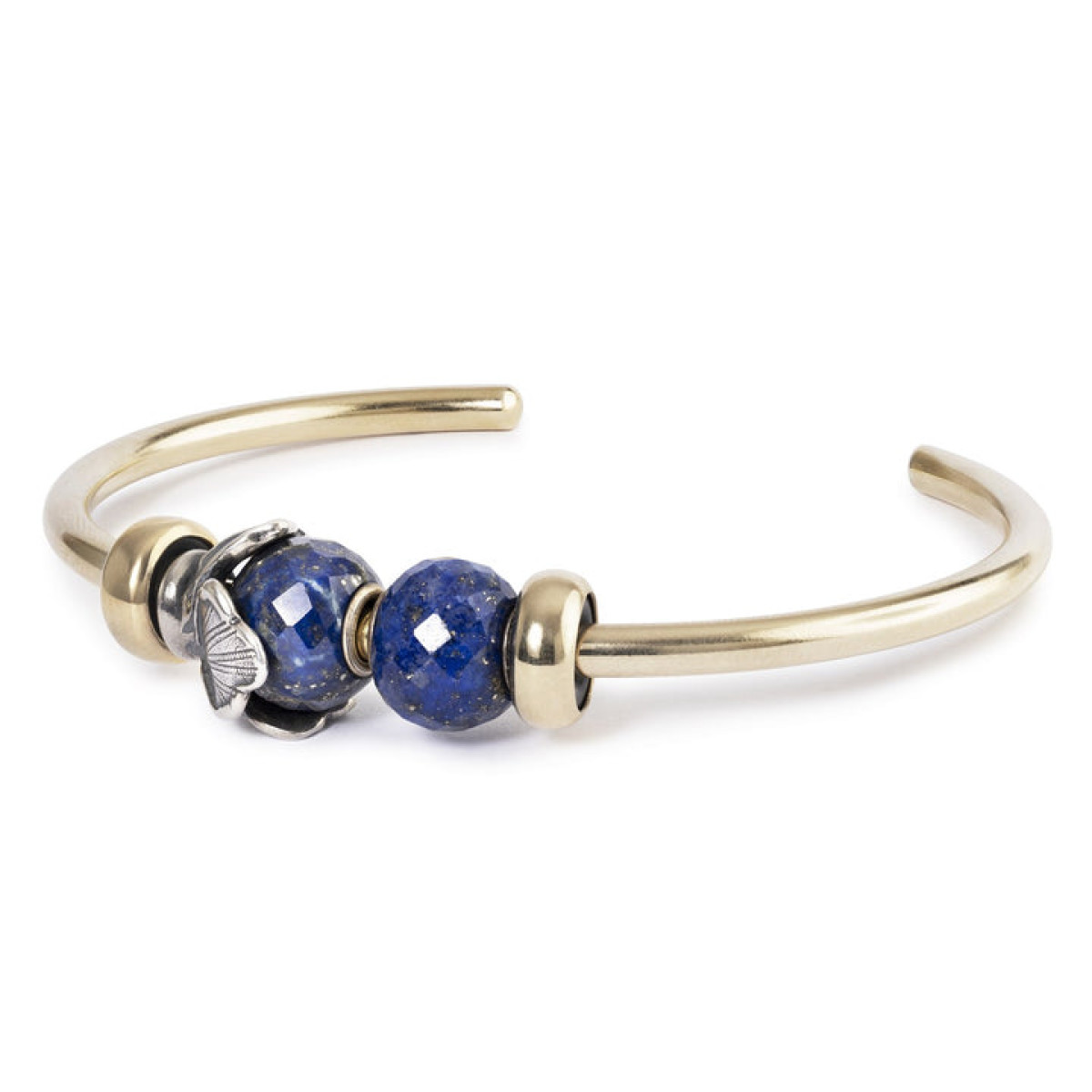 Trollbeads TSTBE-00049 Blauwe zilveren kraal met lapis lazuli