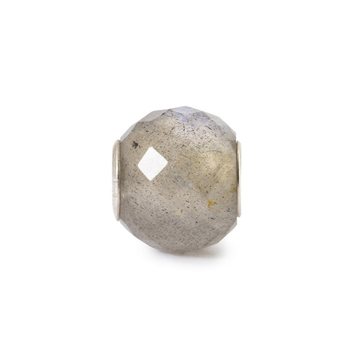 Trollbeads TSTBE-00050 Beige labradoriet kraal van zilver