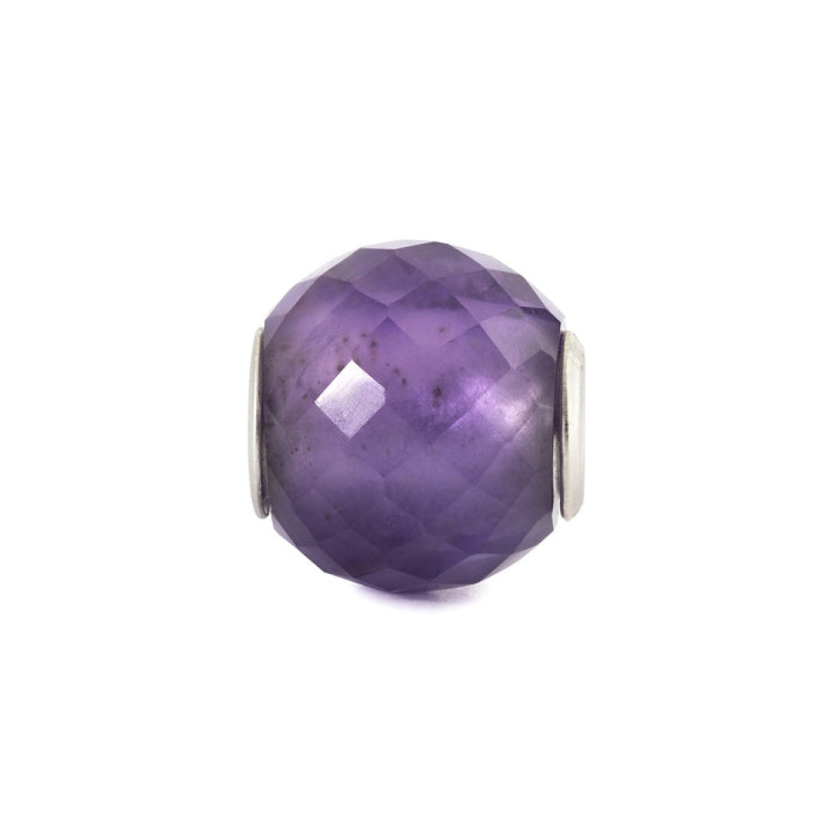 Trollbeads TSTBE-00051 Paars zilveren kraal met amethist