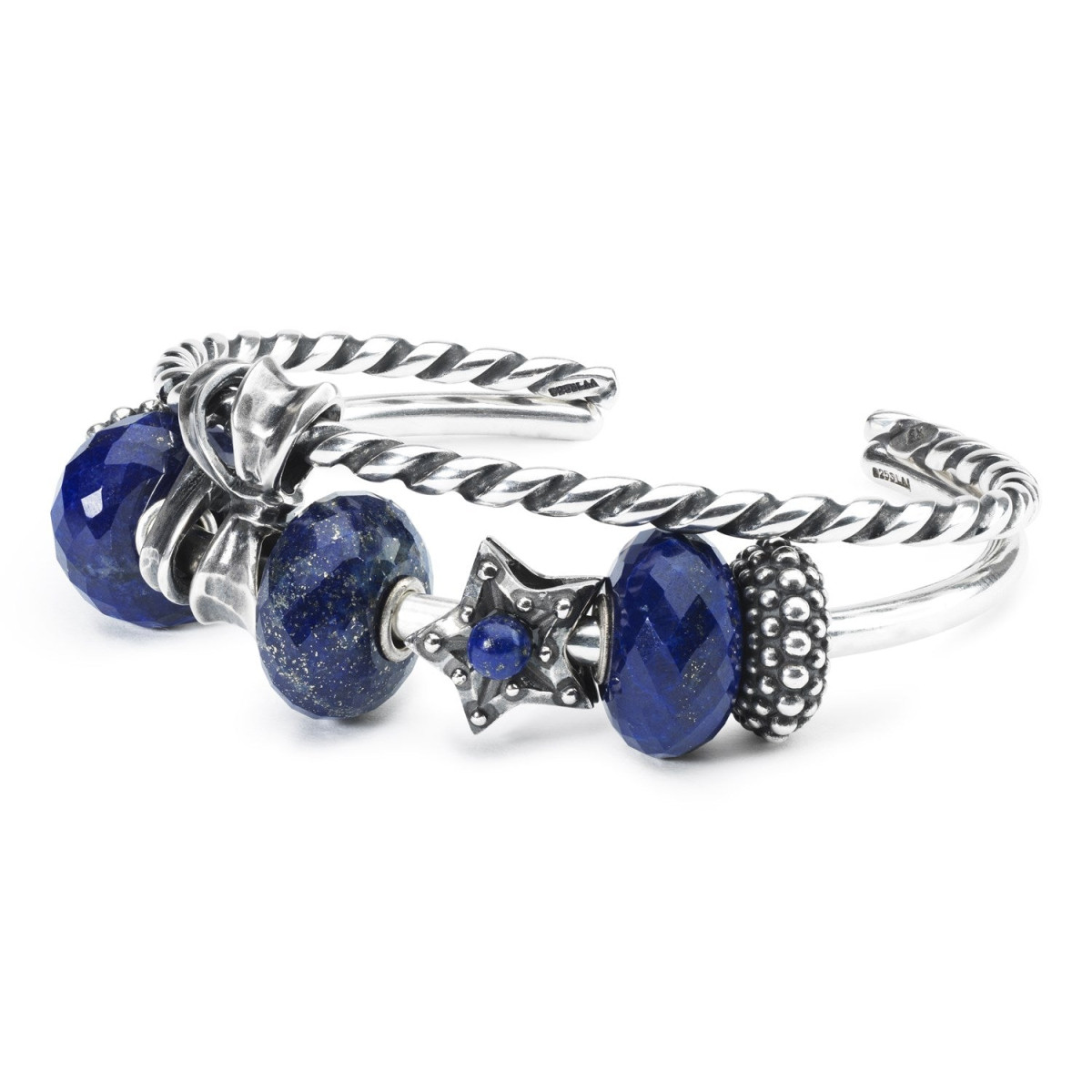 Trollbeads TSTBE-20017 blauwe Lapis lazuli bedel