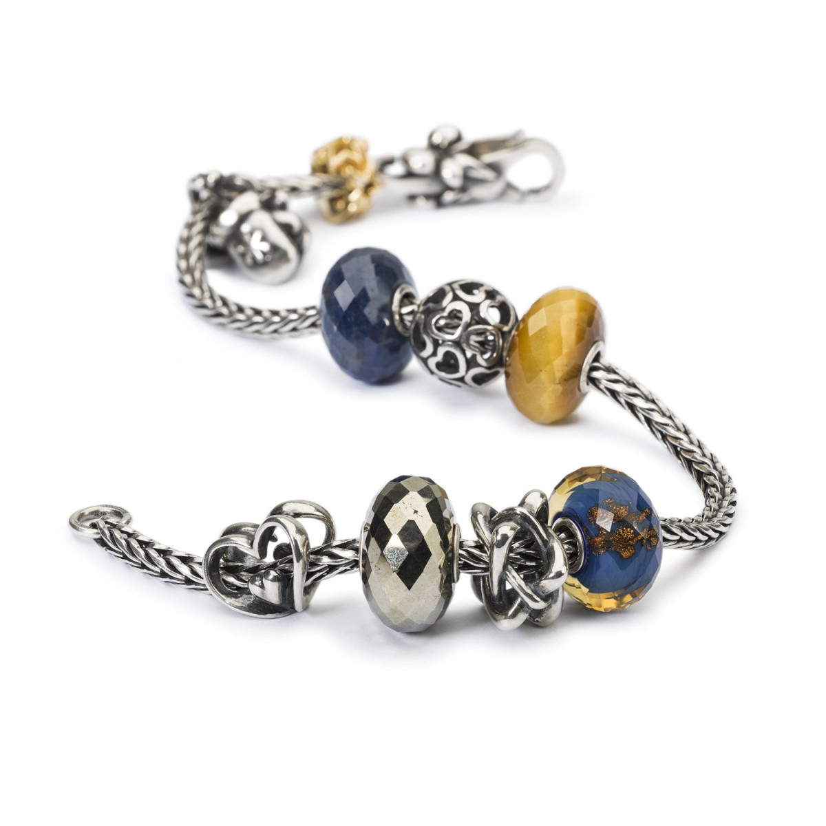 Trollbeads TSTBE-30001 blauwe Saffier bedel