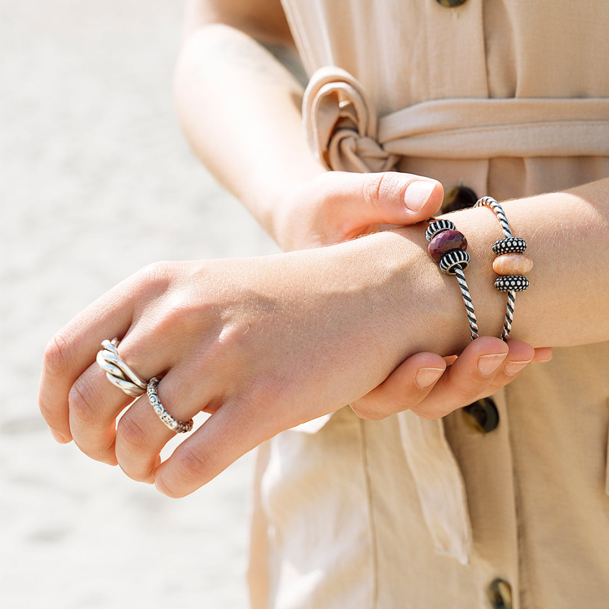 Trollbeads TSTBE-30003 rode Robijn bedel