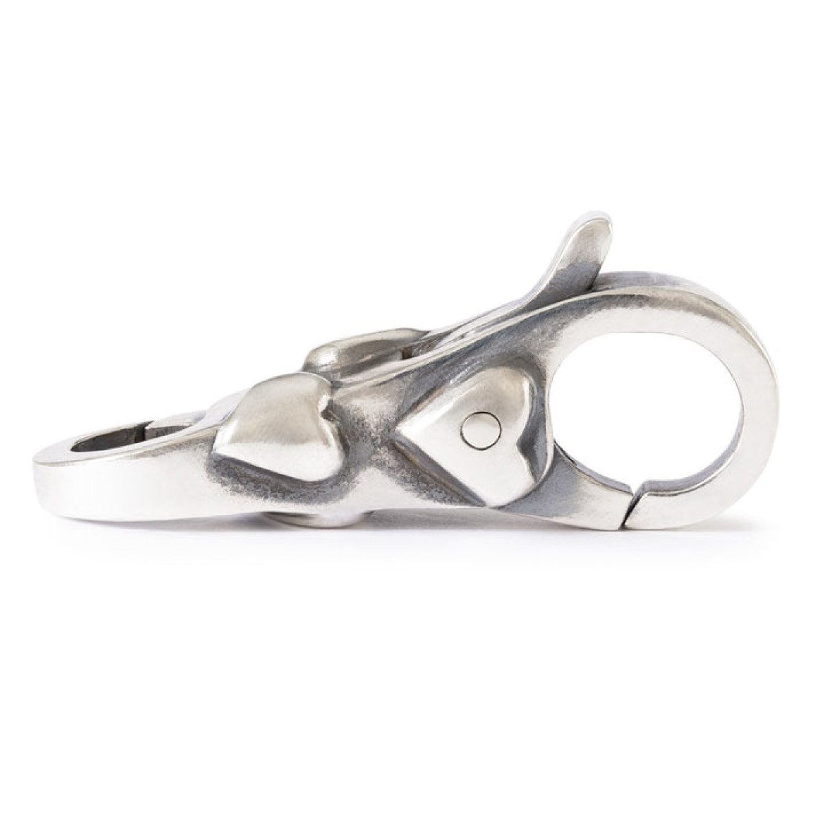 Trollbeads zilveren bedelarmband met beschermengel rode kraal en sluiting