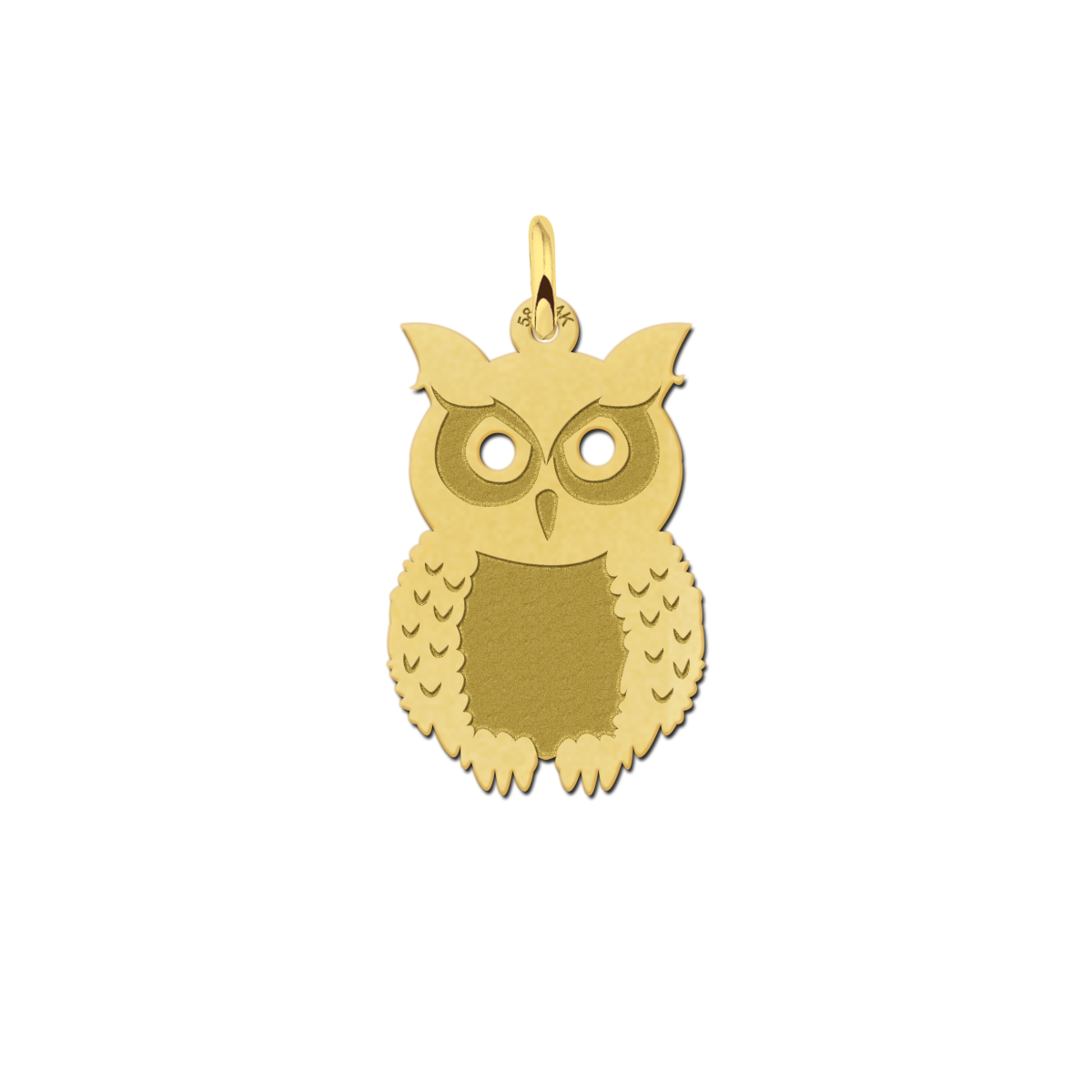 Gouden uil hanger