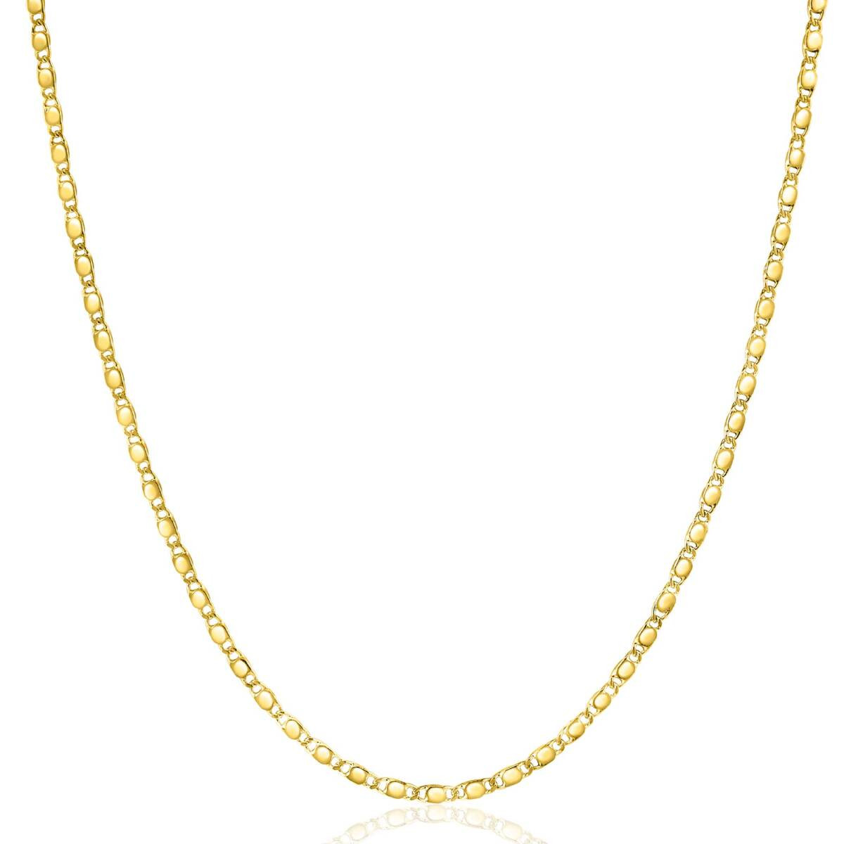 Zinzi ZGC497 gouden schakelketting 1.7 mm breed - Lengte 41-43 cm
