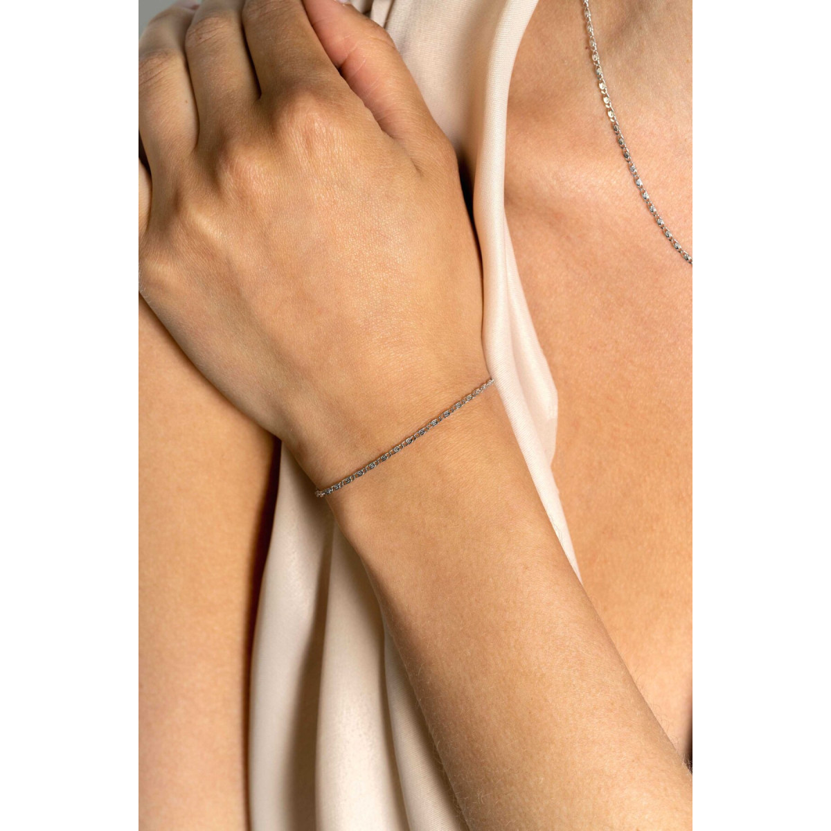 Zinzi ZIA2479 zilveren armband met scroll schakels 1.6 mm breed - Lengte 17-20 cm