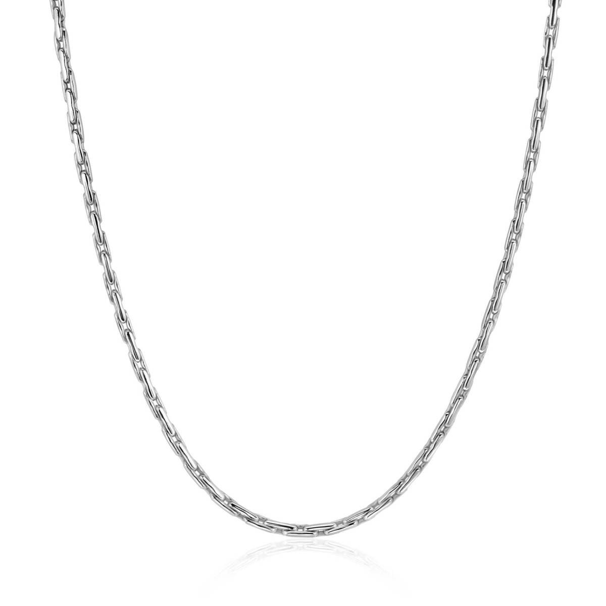Zinzi ZIC2648 zilveren cardano schakelketting 2.3 mm breed - Lengte 43-45 cm