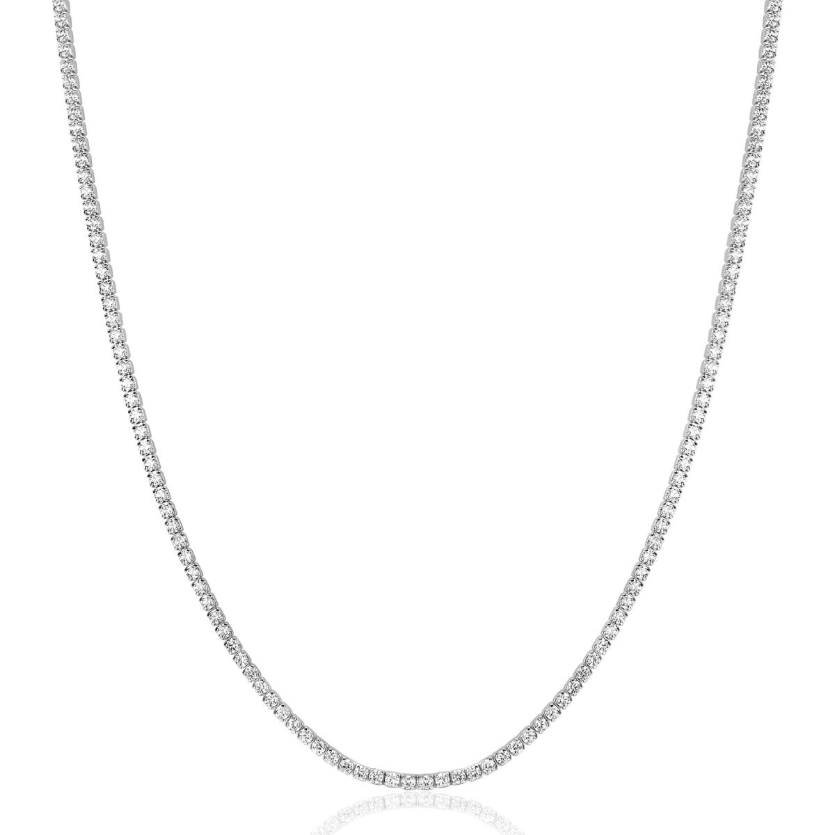 Zinzi ZIC2794 zilveren tennisketting met zirkonia 1.7 mm breed - Lengte 40-43 cm