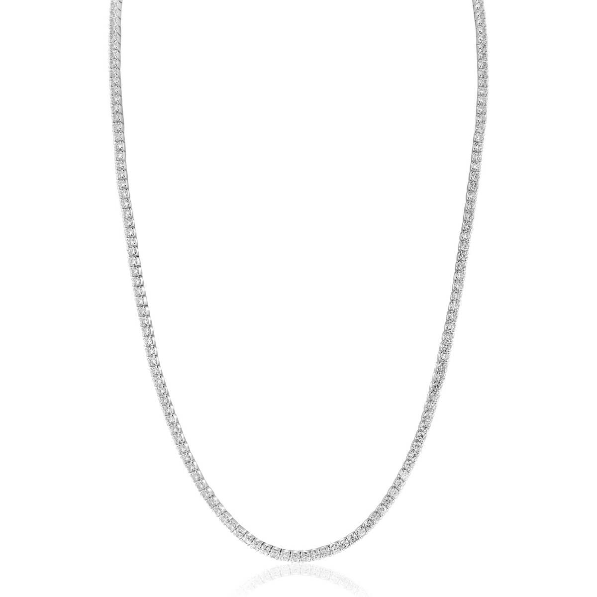 Zinzi ZIC2795 zilveren tennisketting met zirkonia 2.3 mm breed - Lengte 40-43 cm