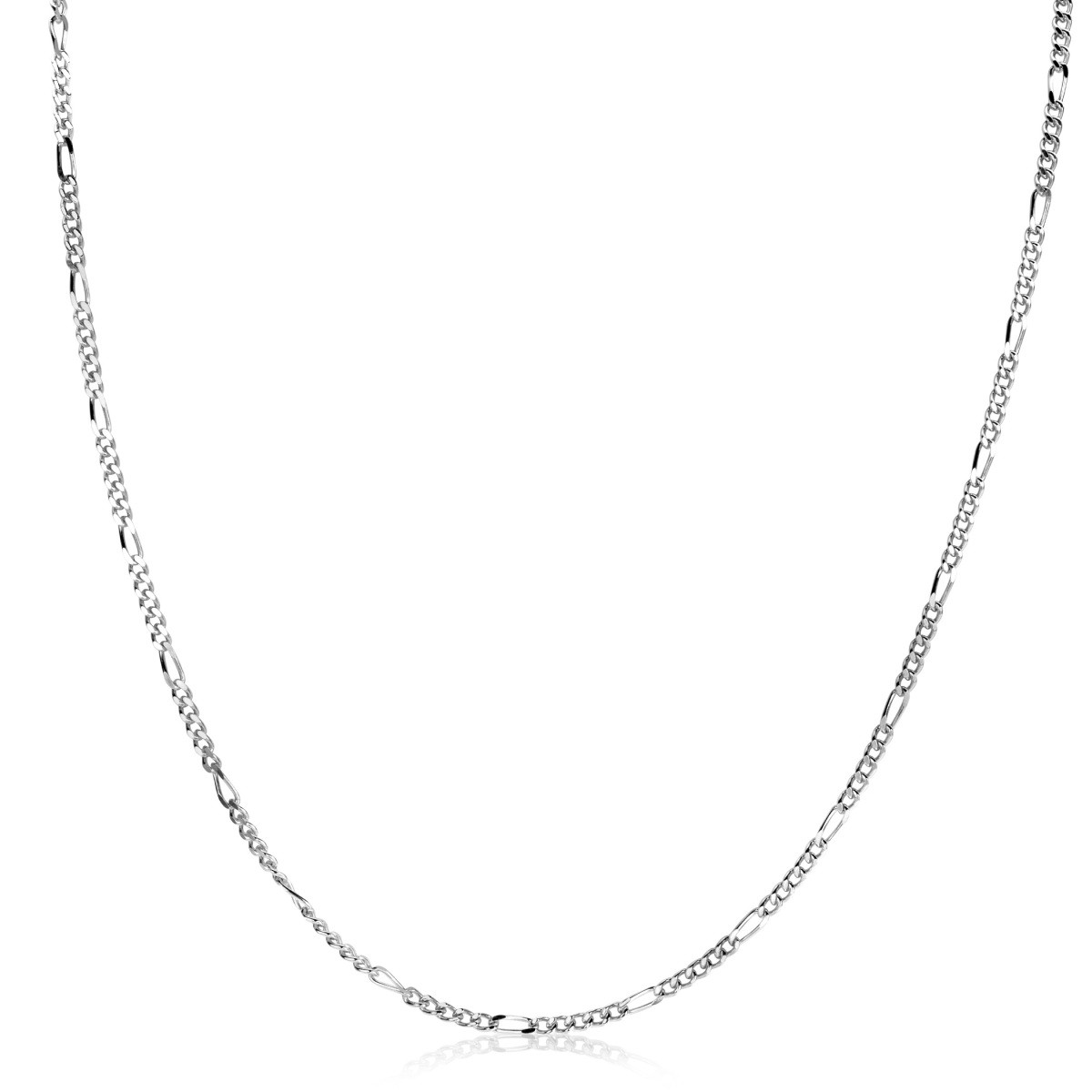Zinzi ZILC-F60 zilveren figaro ketting voor hanger - Lengte 60-63 cm