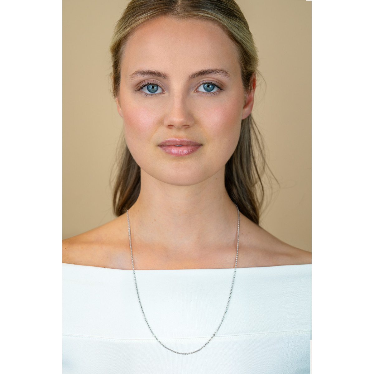 Zinzi ZILC-J60 zilveren jasseron ketting voor hanger 0.3 mm breed - Lengte 60-63 cm