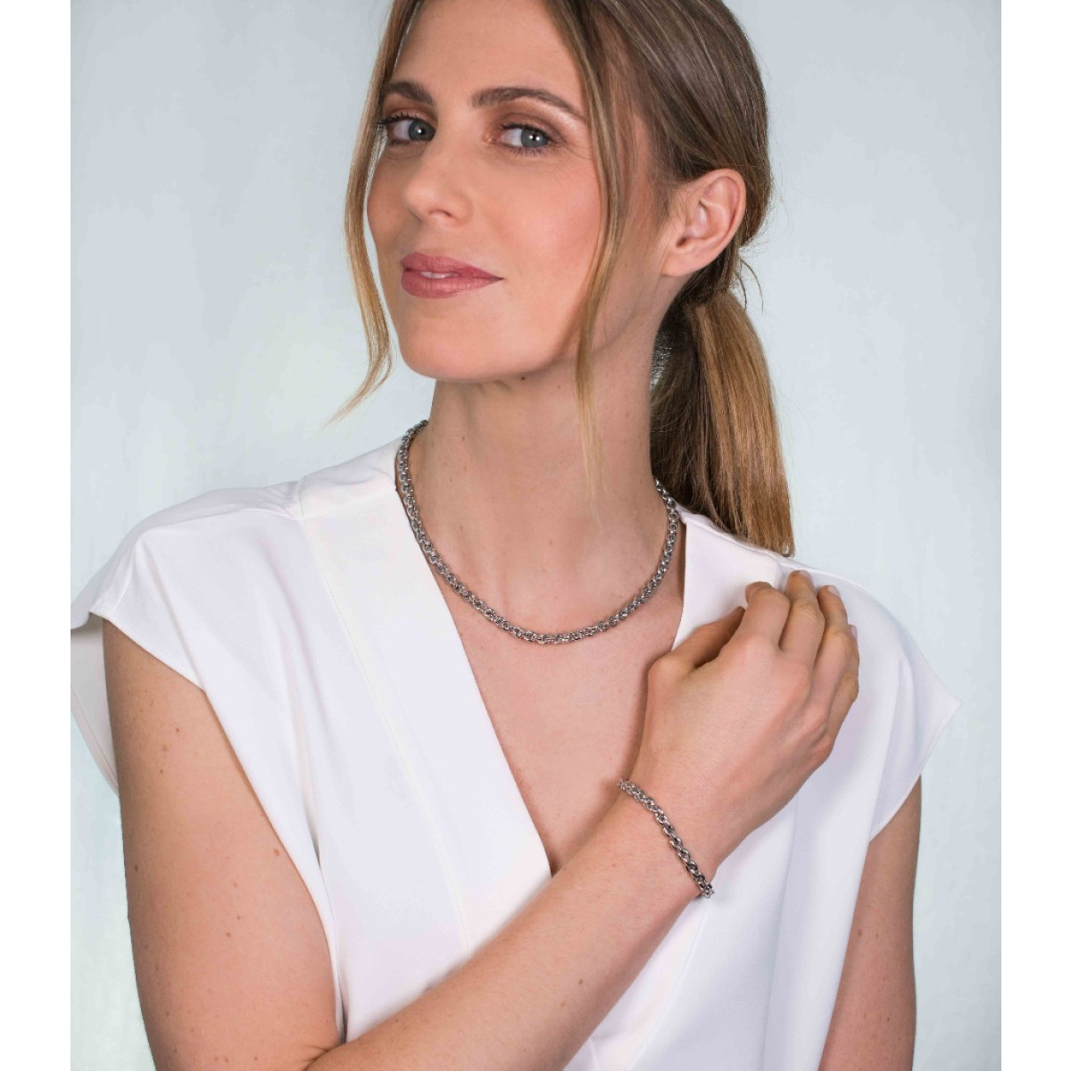 Zinzi zilveren fantasie armband ZIA1205
