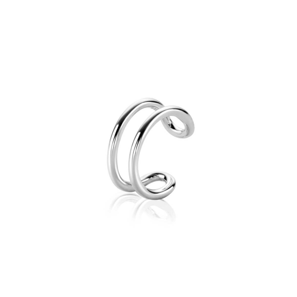 Zinzi ZIO-CUFF4 zilveren earcuff 5.5 mm breed - Diameter 12.5 mm