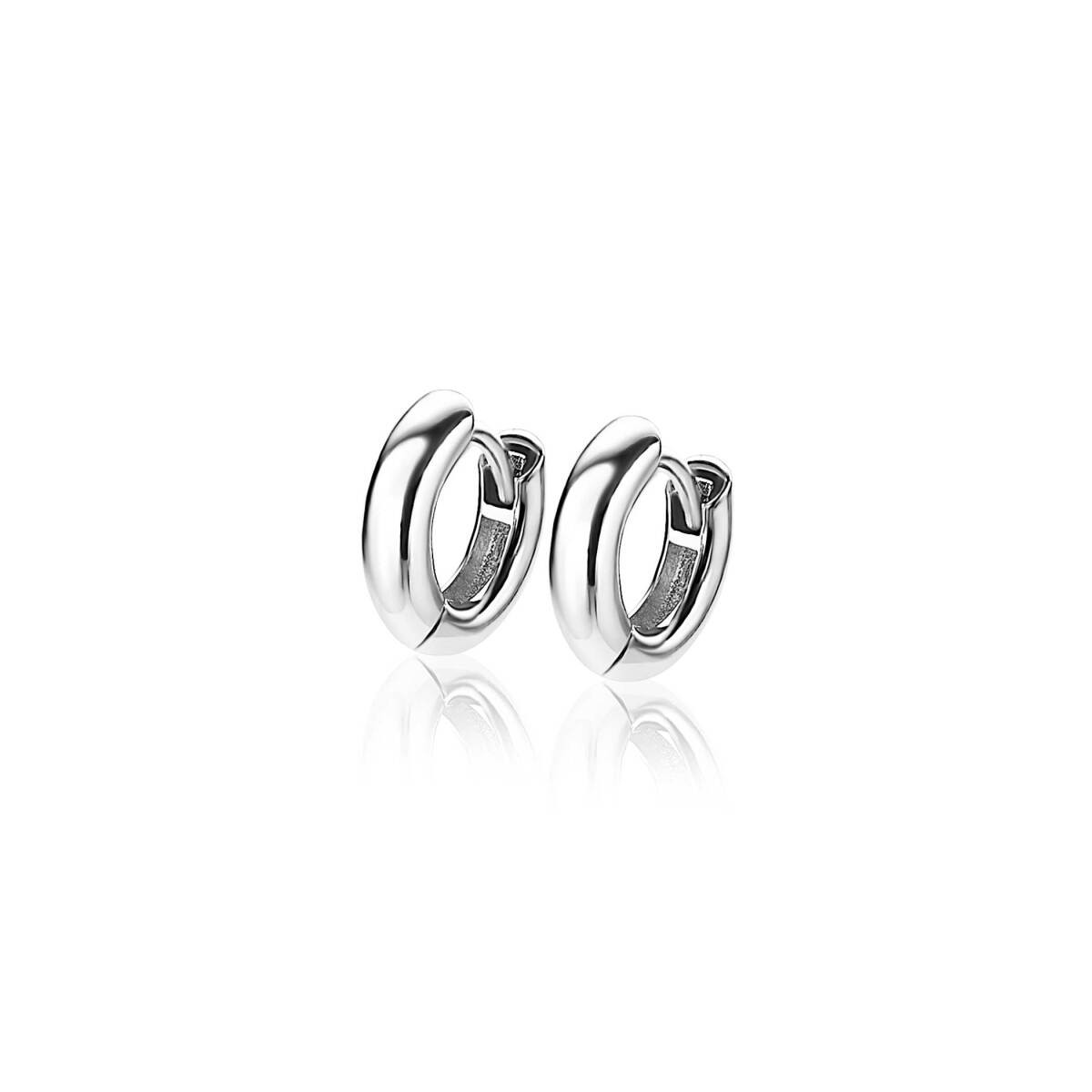 Zinzi ZIO189 925 zilveren oorringen glanzende afwerking 3 mm breed - Diameter 12 mm