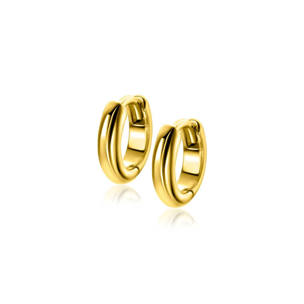 Zinzi ZIO2600G goudkleurige oorringen 3 mm breed - Diameter 12.5 mm