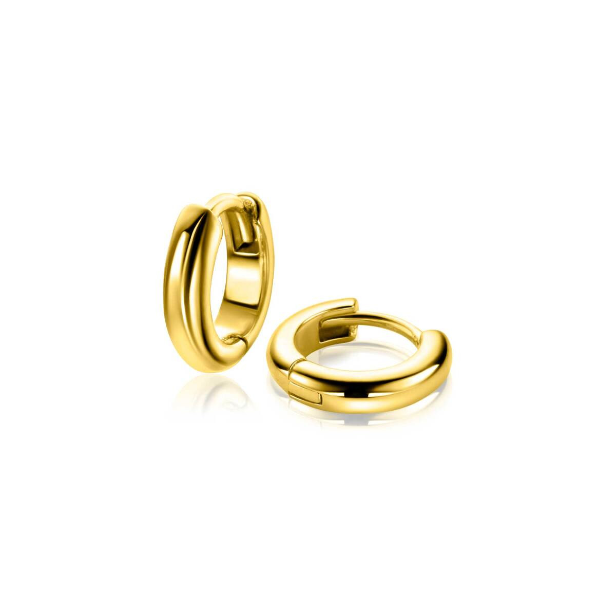 Zinzi ZIO2600G goudkleurige oorringen 3 mm breed - Diameter 12.5 mm