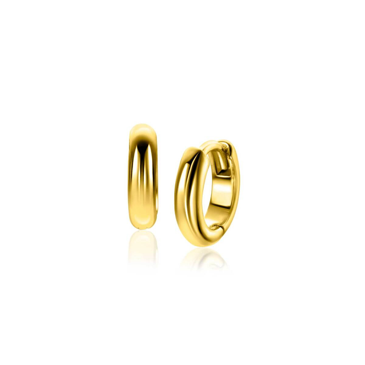 Zinzi ZIO2600G goudkleurige oorringen 3 mm breed - Diameter 12.5 mm