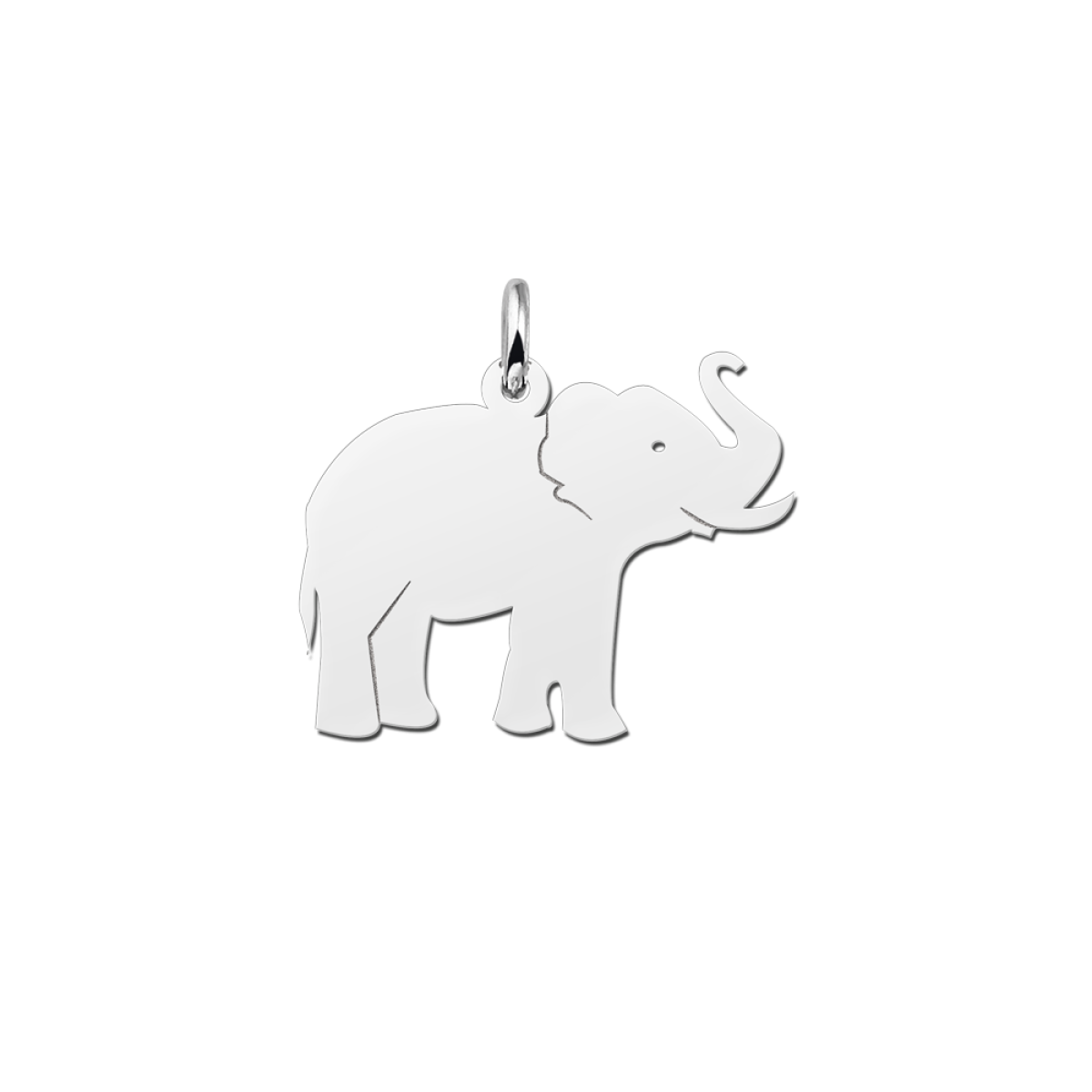 Zilveren olifant hanger