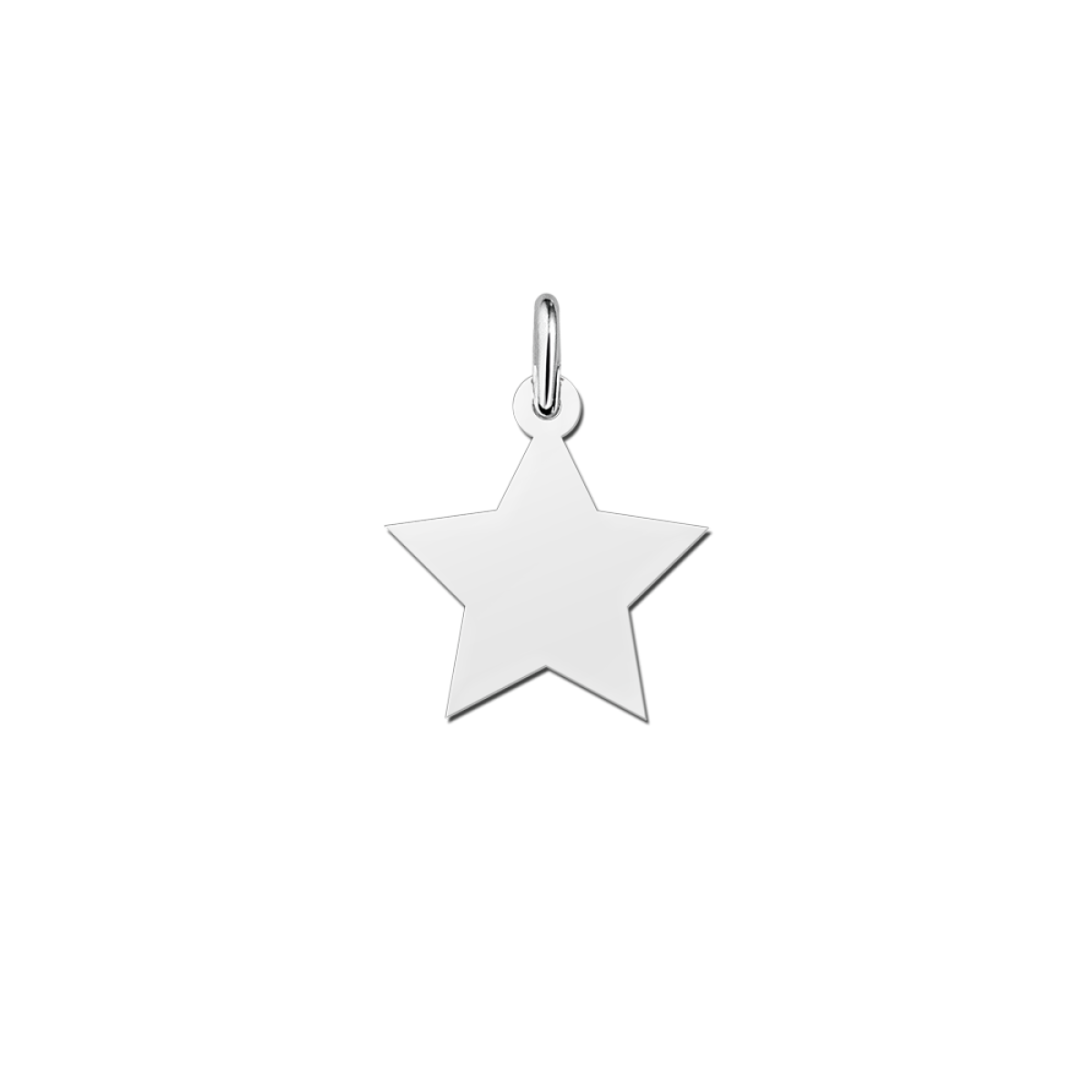 Zilveren ster hanger