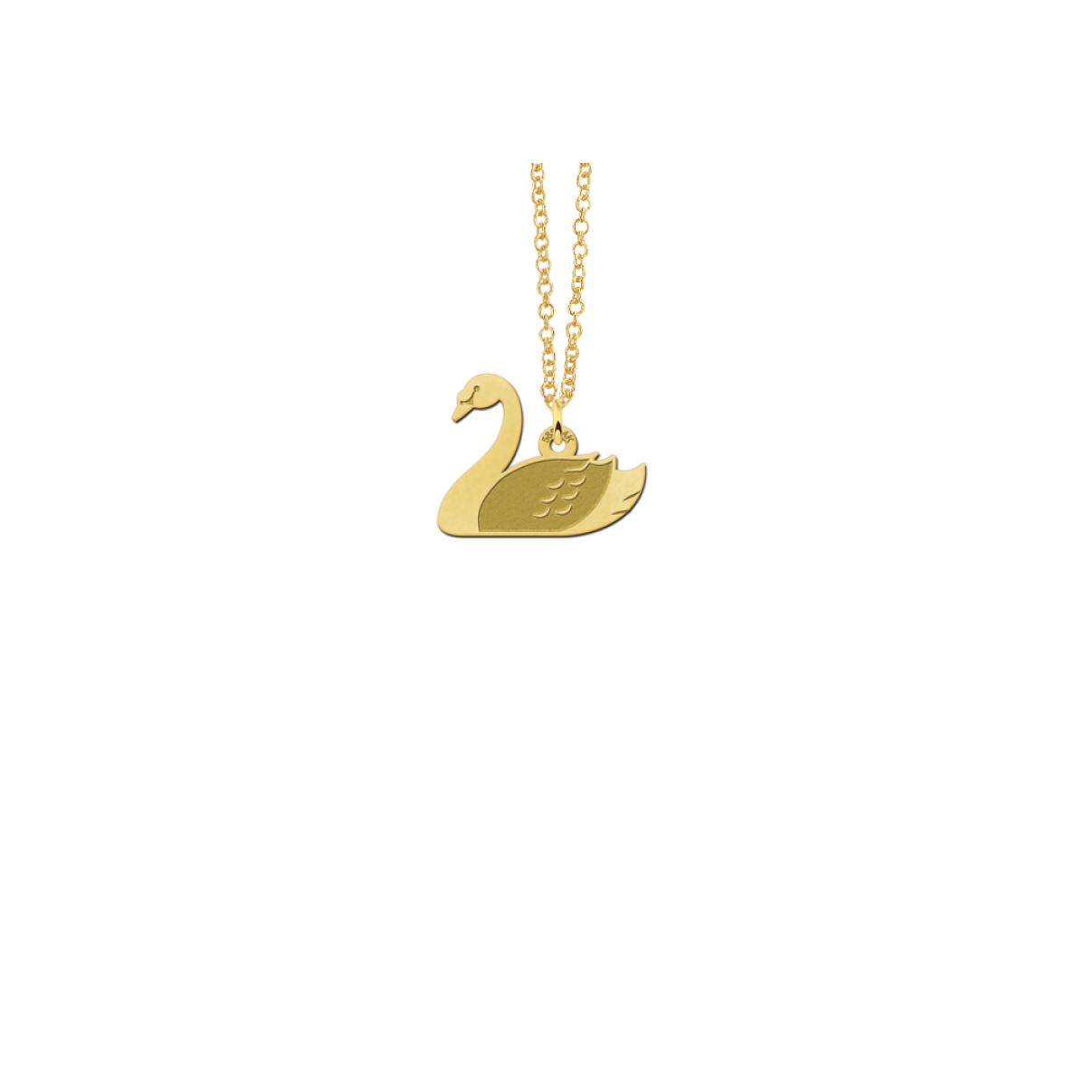 Zwaan hanger van goud