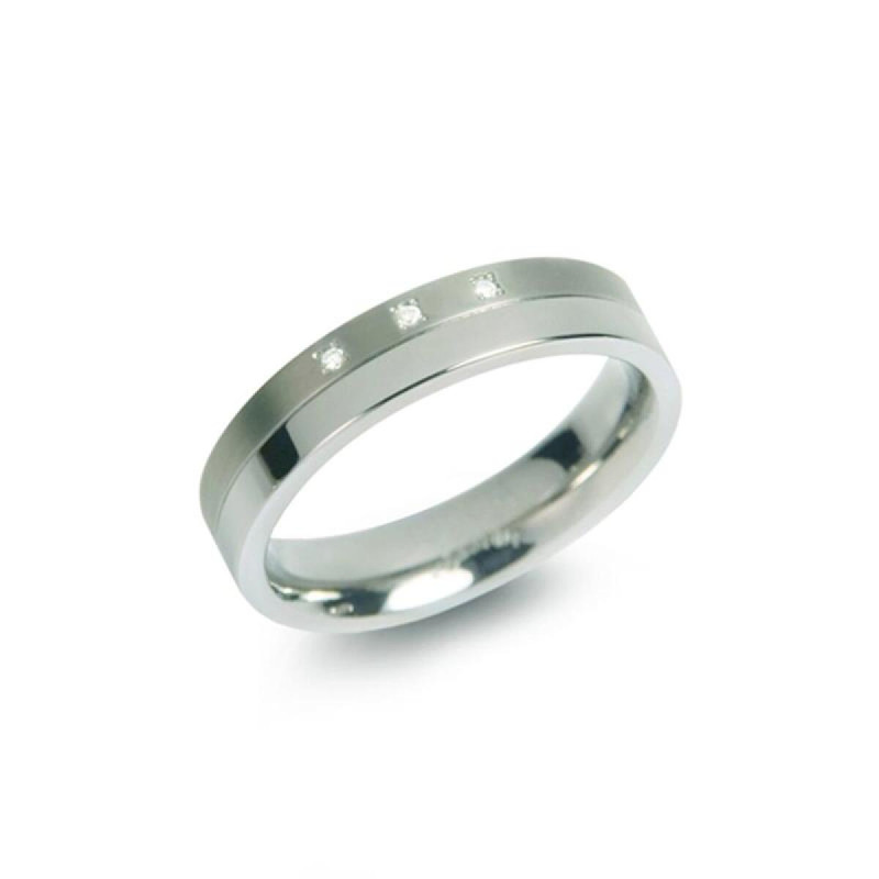 boccia-titanium-0129-03-zilverkleurige-ring-met-diamant-0-015-crt-4-mm-breed