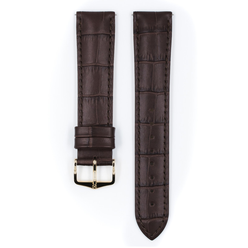 hirsch-duke-01028110nq-1-bruine-leren-horlogeband-krokodillenpatroon-goudkleurig-breedte-16-18-mm