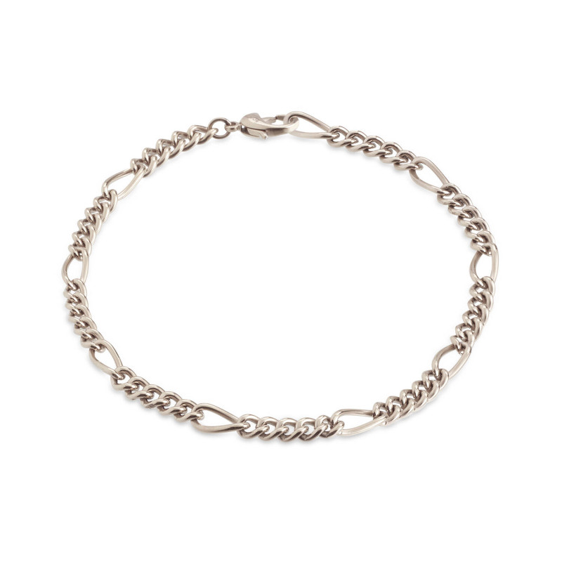 boccia-titanium-03051-01-armband-met-figaroschakel-zilverkleurig-lengte-20-cm