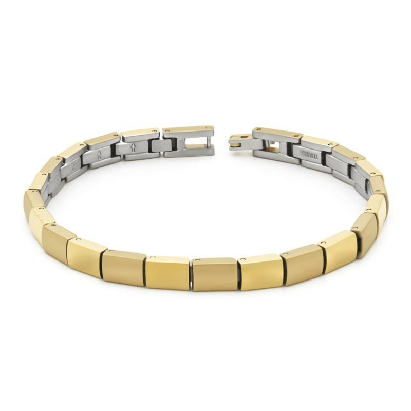 boccia-titanium-0313-10-goudkleurige-armband-met-glanzende-en-matte-schakels-lengte-20-cm
