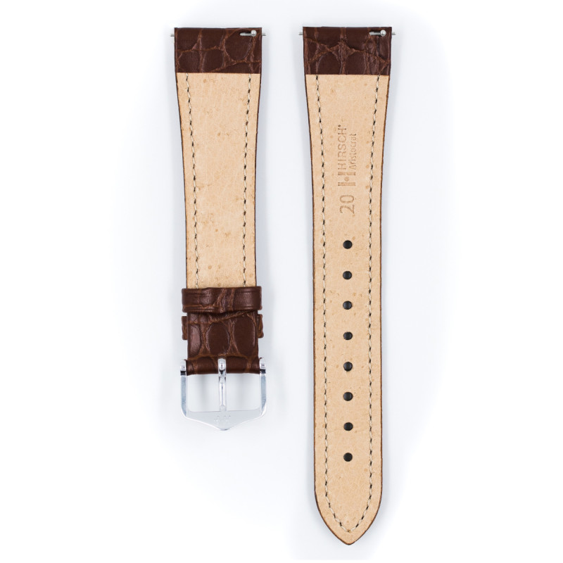 hirsch-aristocrat-03828010-2-kalfsleren-horlogeband-krokodillenpatroon-bruin-18-22-mm-breed