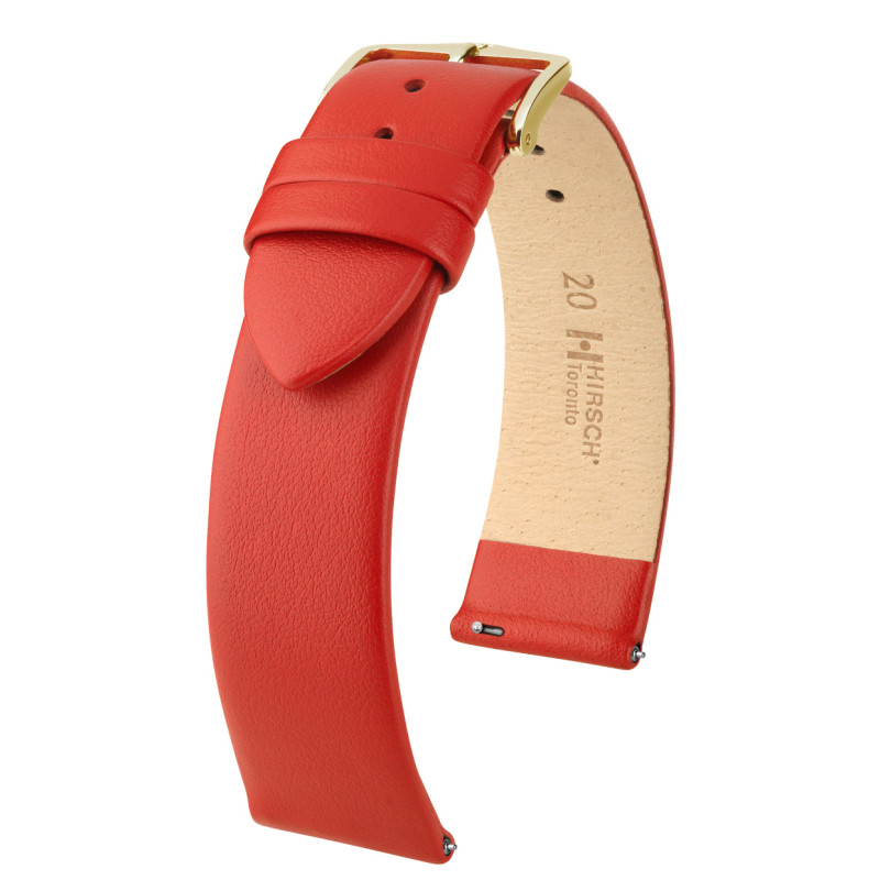 hirsch-toronto-l-03702020-1-rode-leren-horlogeband-effen-patroon-goudkleurig