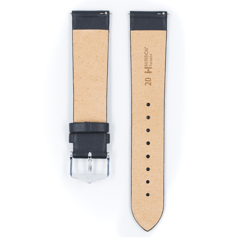 hirsch-toronto-m-03702130-2-kalfslederen-effen-grijze-horlogeband-zilverkleurig-breedte-12-14-mm