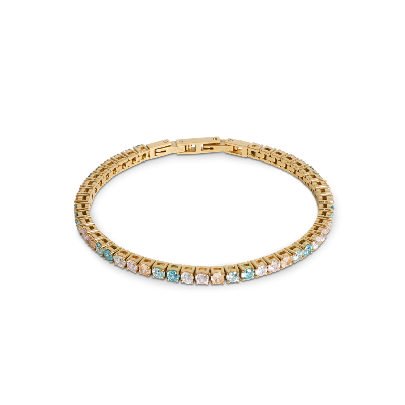 coeur-de-lion-0600-30-1590-tennisarmband-gold-plated-met-multicolor-zirkonia-s-lengte-16-5-18-cm