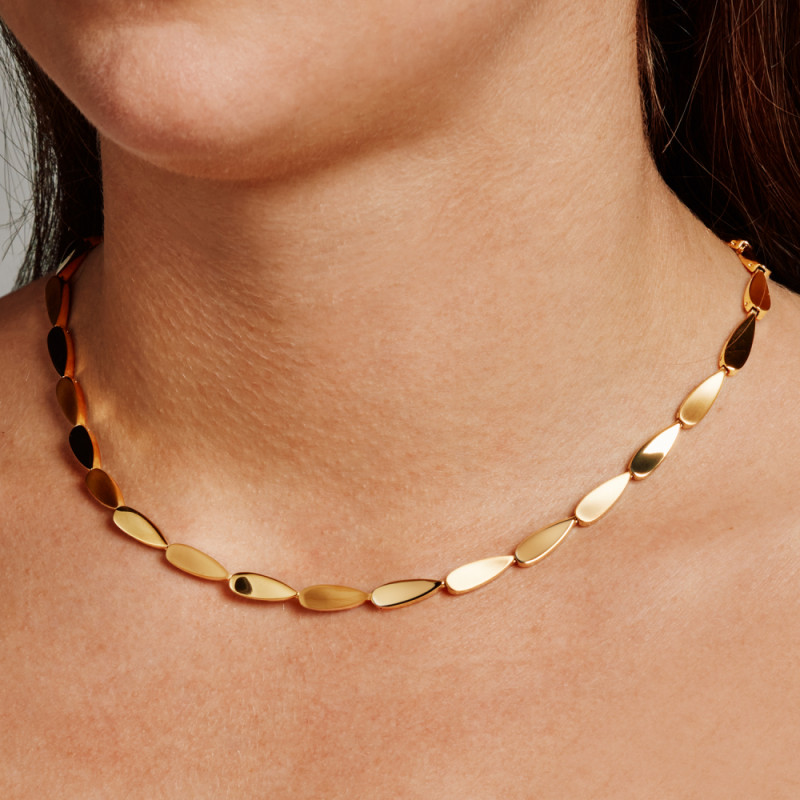 boccia-titanium-08068-03-gold-plated-schakelketting-met-druppelvormige-schakels-lengte-45-cm