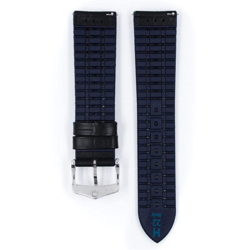hirsch-andy-0928028050-2-zwarte-leren-horlogeband-krokopatroon-met-blauwe-binnenkant-breedte-18-24-mm