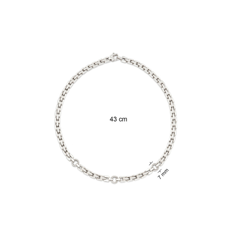 glow-102-1332-43-zilveren-anker-schakelketting-met-zirkonia-7-mm-breed-lengte-43-cm