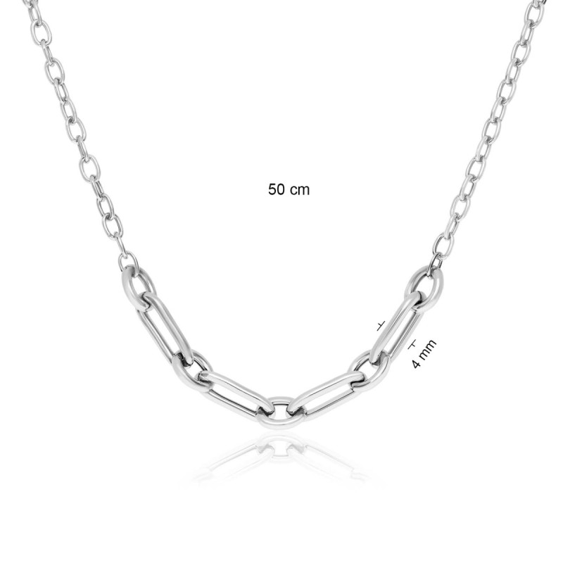 glow-102-1619-50-zilveren-glanzende-paperclip-schakelketting-4-mm-breed-lengte-50-cm