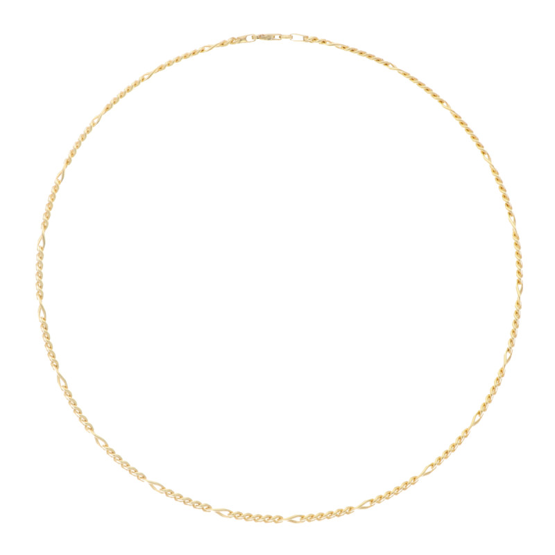 glow-102-8106-45-gold-plated-schakelketting-met-figaroschakel-4-mm-breed-lengte-45-cm