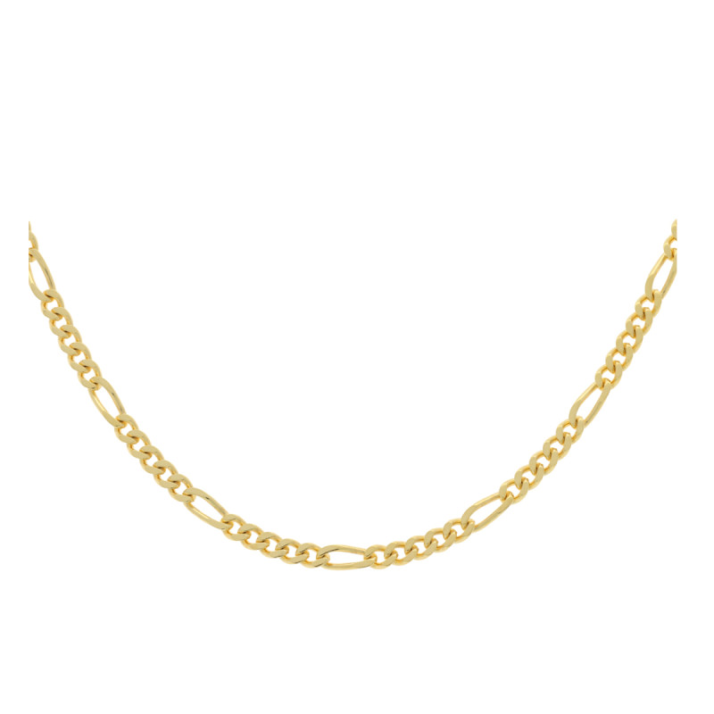 glow-102-8106-45-gold-plated-schakelketting-met-figaroschakel-4-mm-breed-lengte-45-cm