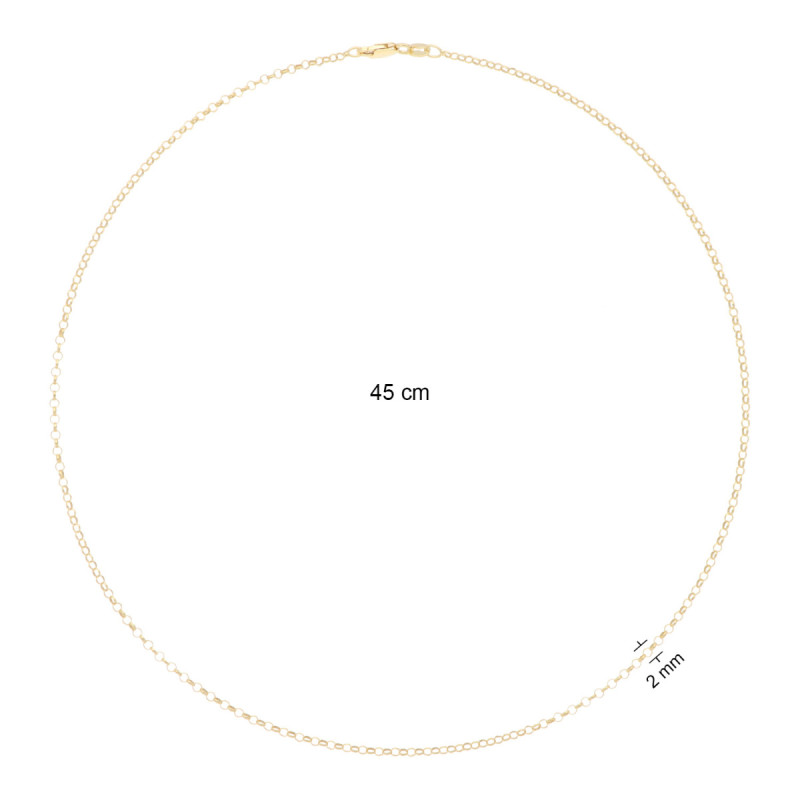 glow-102-8109-45-goudkleurige-jasseron-schakelketting-2-mm-breed-lengte-45-cm
