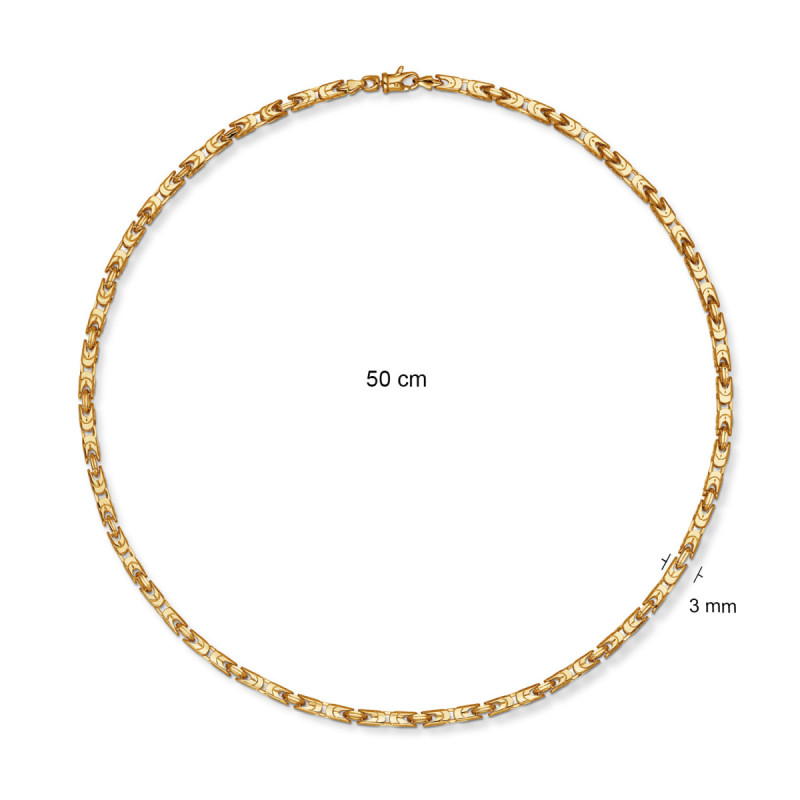 glow-102-8256-50-gold-plated-schakelketting-met-koningsschakel-3-mm-breed-lengte-50-cm