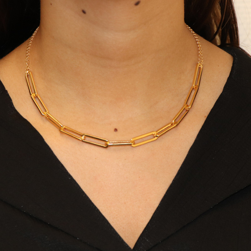 glow-102-8389-45-vergulde-schakelketting-met-rechthoekige-schakels-6-7-mm-breed-lengte-45-cm