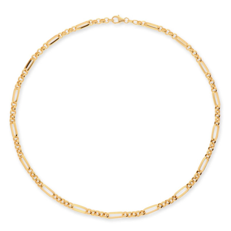 glow-102-8410-45-gold-plated-schakelketting-met-ovale-en-ronde-schakels-5-mm-breed-lengte-45-cm