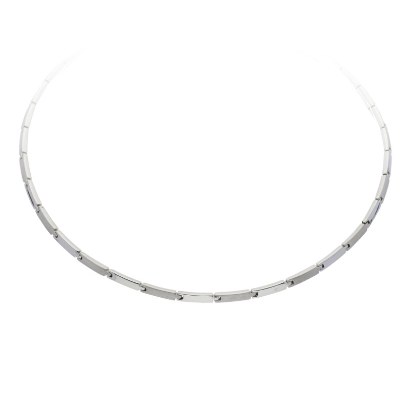 glow-103-0474-43-zilveren-schakelketting-met-staafjes-mat-en-glanzend-3-mm-breed-lengte-43-cm