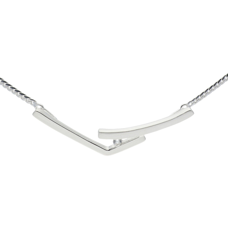 glow-103-0715-45-zilveren-ketting-met-hanger-v-vorm-en-zirkonia-1-mm-breed-lengte-45-cm